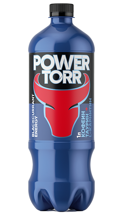Энергетический напиток Power Torr Navy, 1,0 л, 6 шт – доставка воды «Калинов Родник»