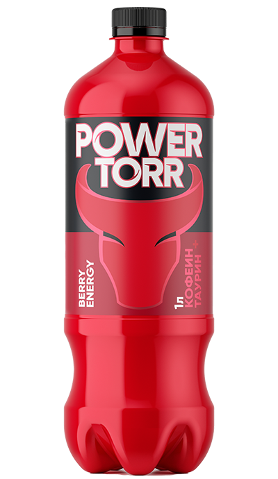 Энергетический напиток Power Torr Red, 1,0 л, 6 шт – доставка воды «Калинов Родник»