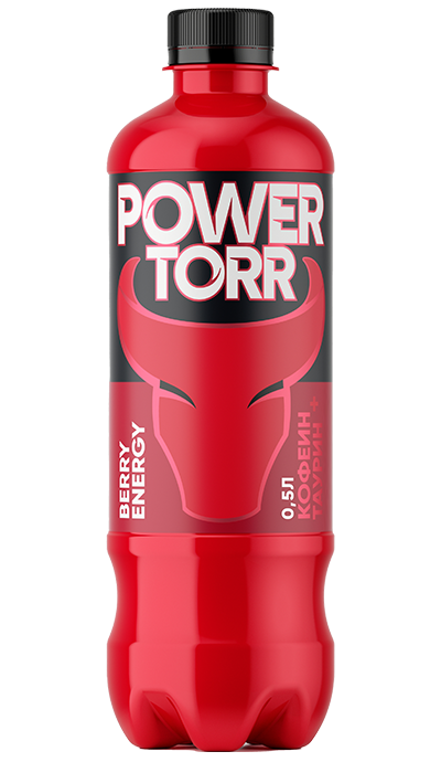 Энергетический напиток Power Torr Red, 0,5 л, 12 шт – доставка воды «Калинов Родник»