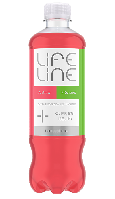 Lifeline Intellectual арбуз и яблоко 0,5 л – доставка воды «Калинов Родник»