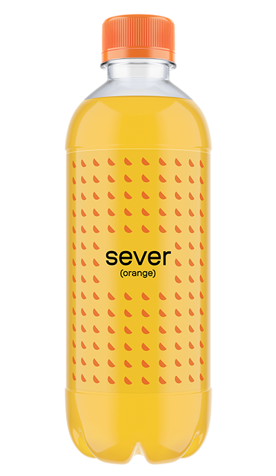 Лимонад «Sever Orange» («Север со вкусом Апельсина») 0,5 л – доставка воды «Калинов Родник»