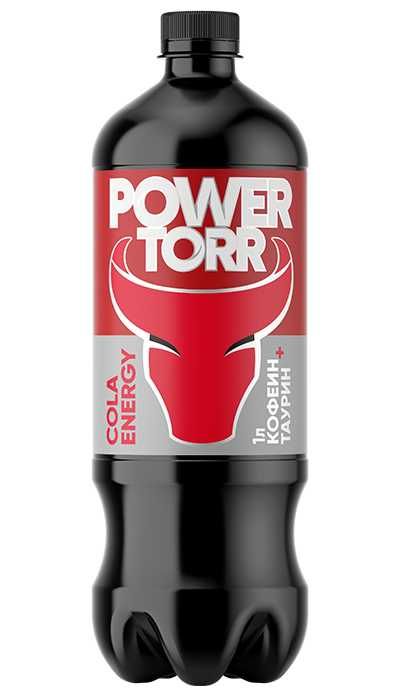 Энергетический напиток  Power Torr Metal Cola Energy, 1.0 л, 6 шт – доставка воды «Калинов Родник»