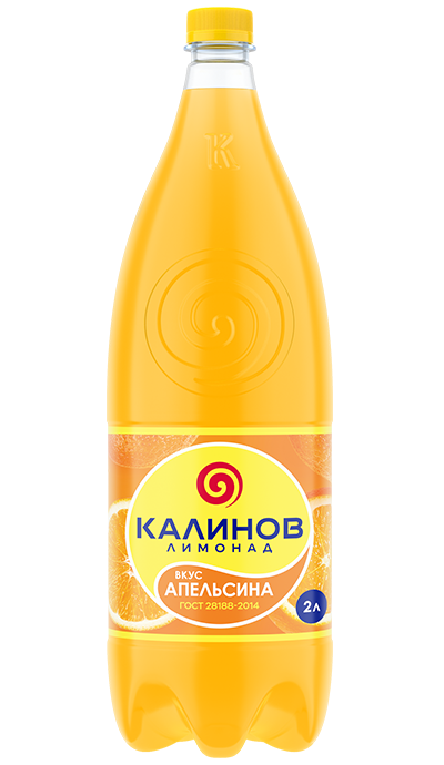 «Калинов лимонад» Апельсин 2,0 л. – доставка воды «Калинов Родник»