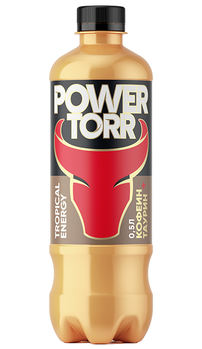 Энергетический напиток Power Torr Gold, 0,5 л, 12 шт – доставка воды «Калинов Родник»