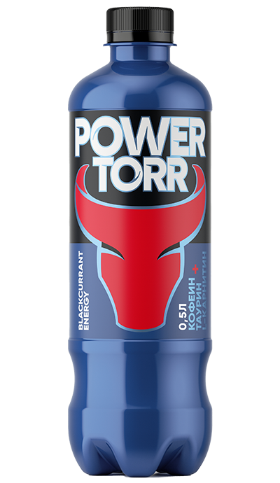 Энергетический напиток Power Torr Navy, 0,5 л, 12 шт – доставка воды «Калинов Родник»